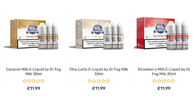 Dr Fog Milk Series E-Liquid Southgate