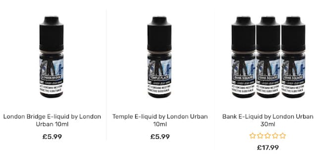 London Urban E-Liquid Whetstone